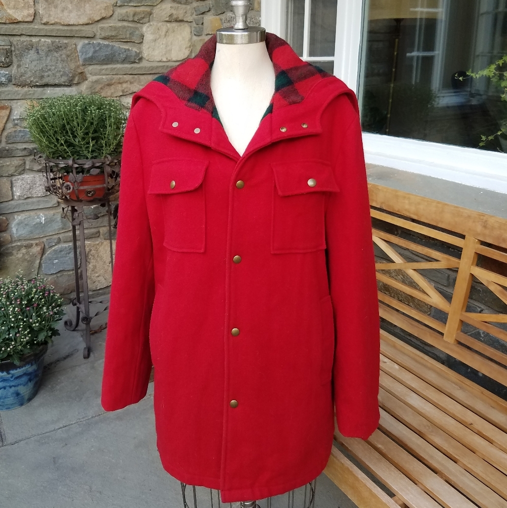 Woolrich wool duffle jacket coat